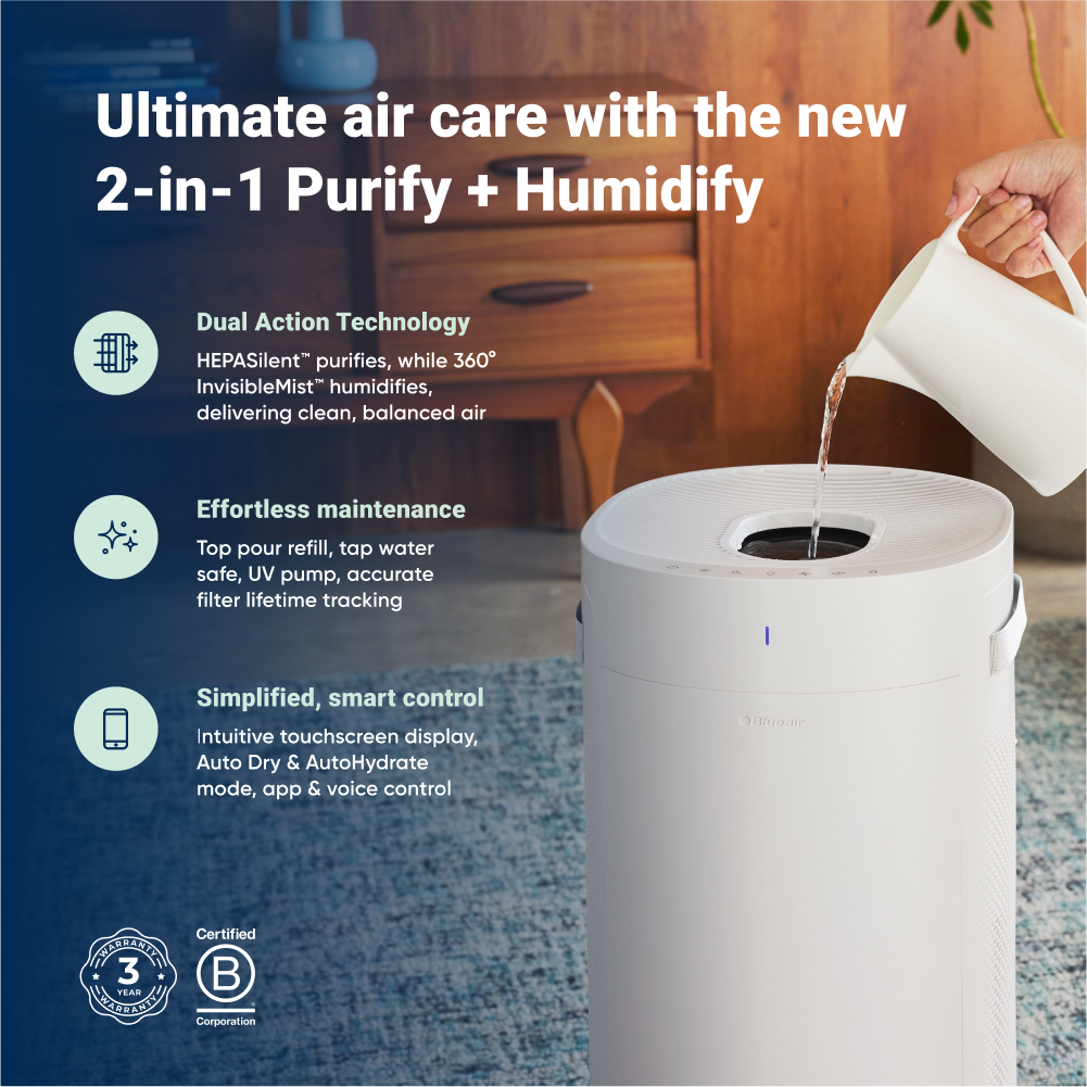 2-in-1 Purify + Humidify