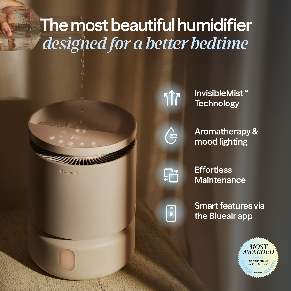 DreamWell™ Humidifier 1 Gallon Coastal Beige