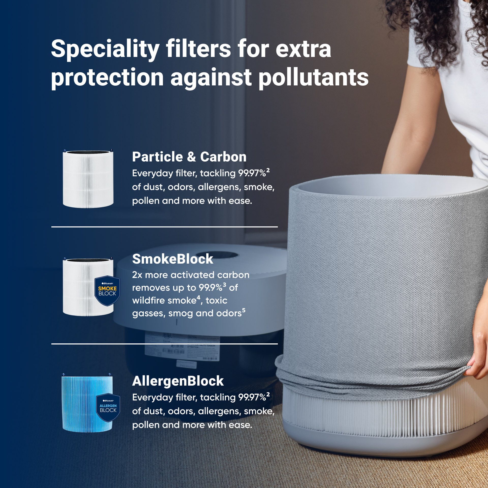 Blue Pure 211i Max + Smokeblock Filter Bundle