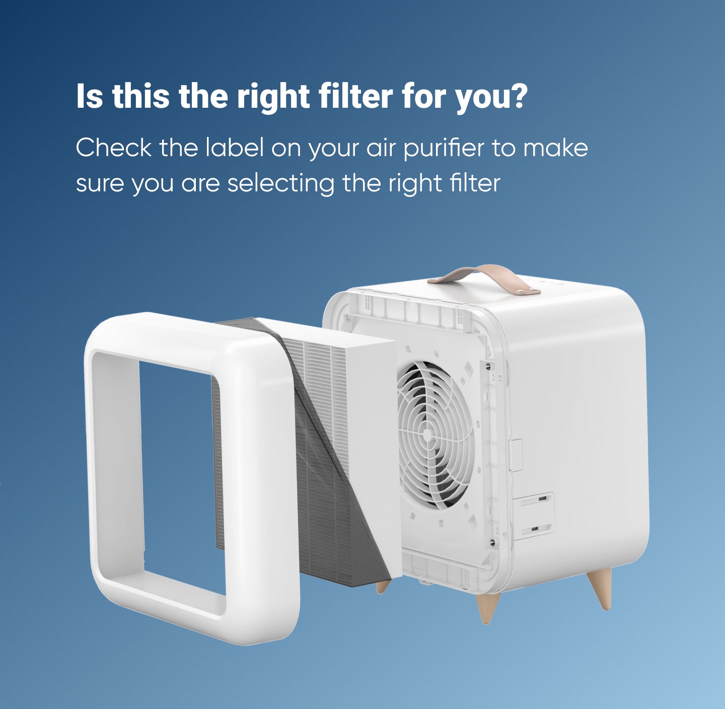 Blue Pure Fan Particle Filter