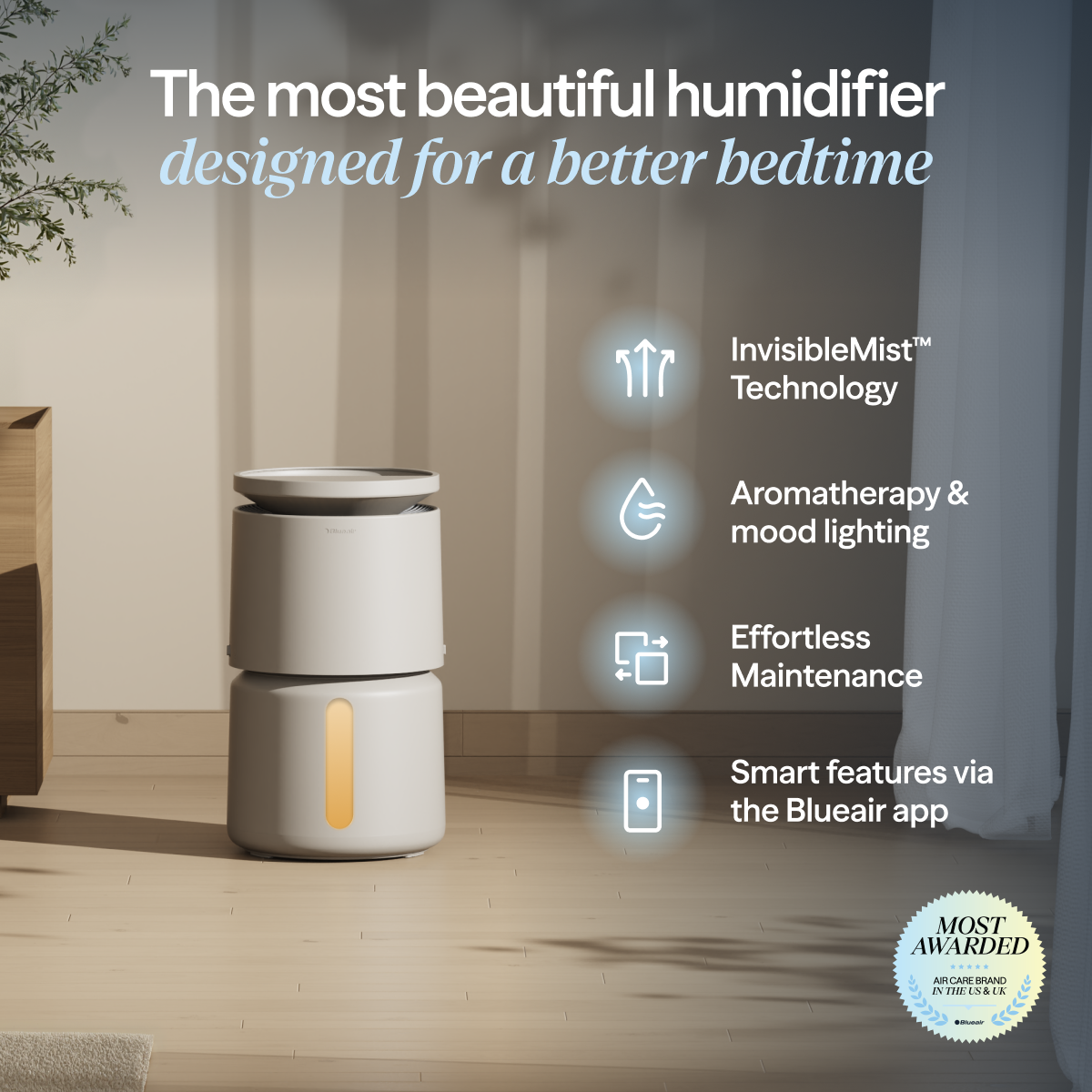 DreamWell™ Humidifier 2 Gallon Coastal Beige