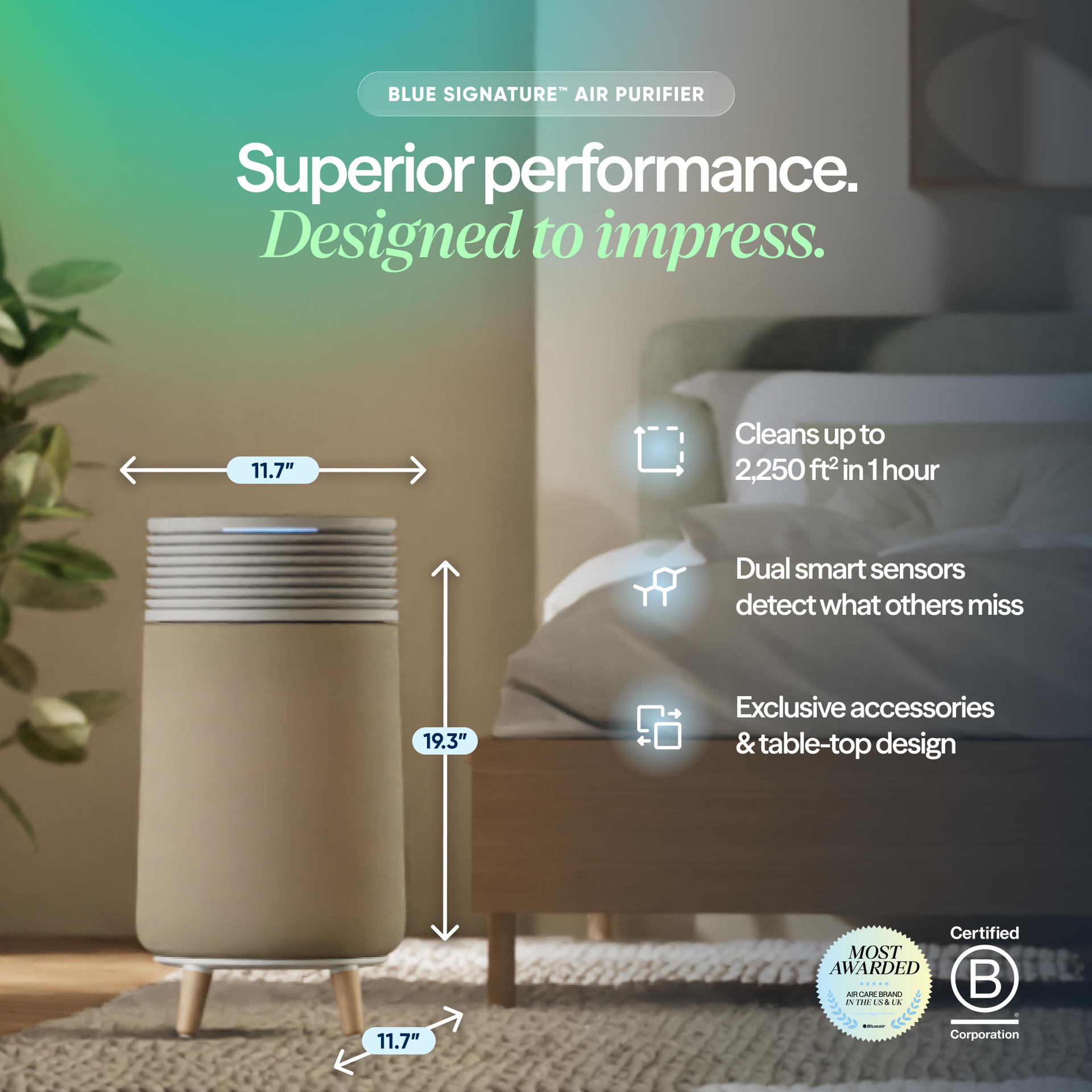 Blue Signature™ Medium Nordic Fog