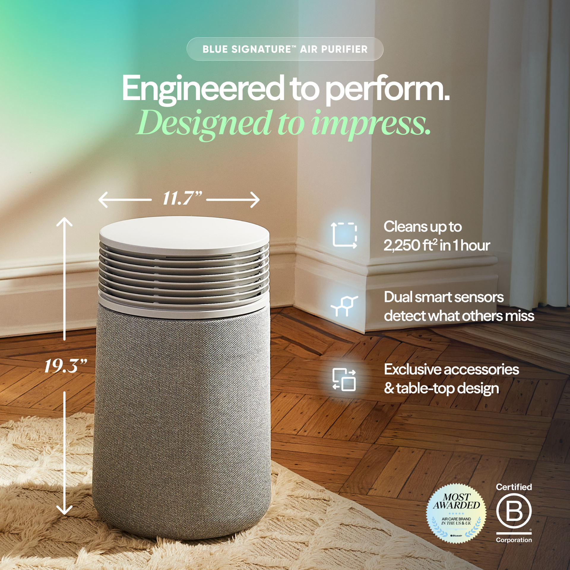 Blue Signature™ Medium Nordic Fog