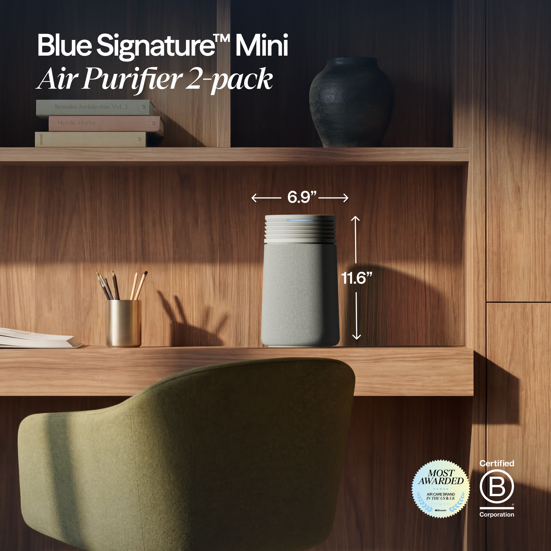 Pack de 2 mini Blue Signature™