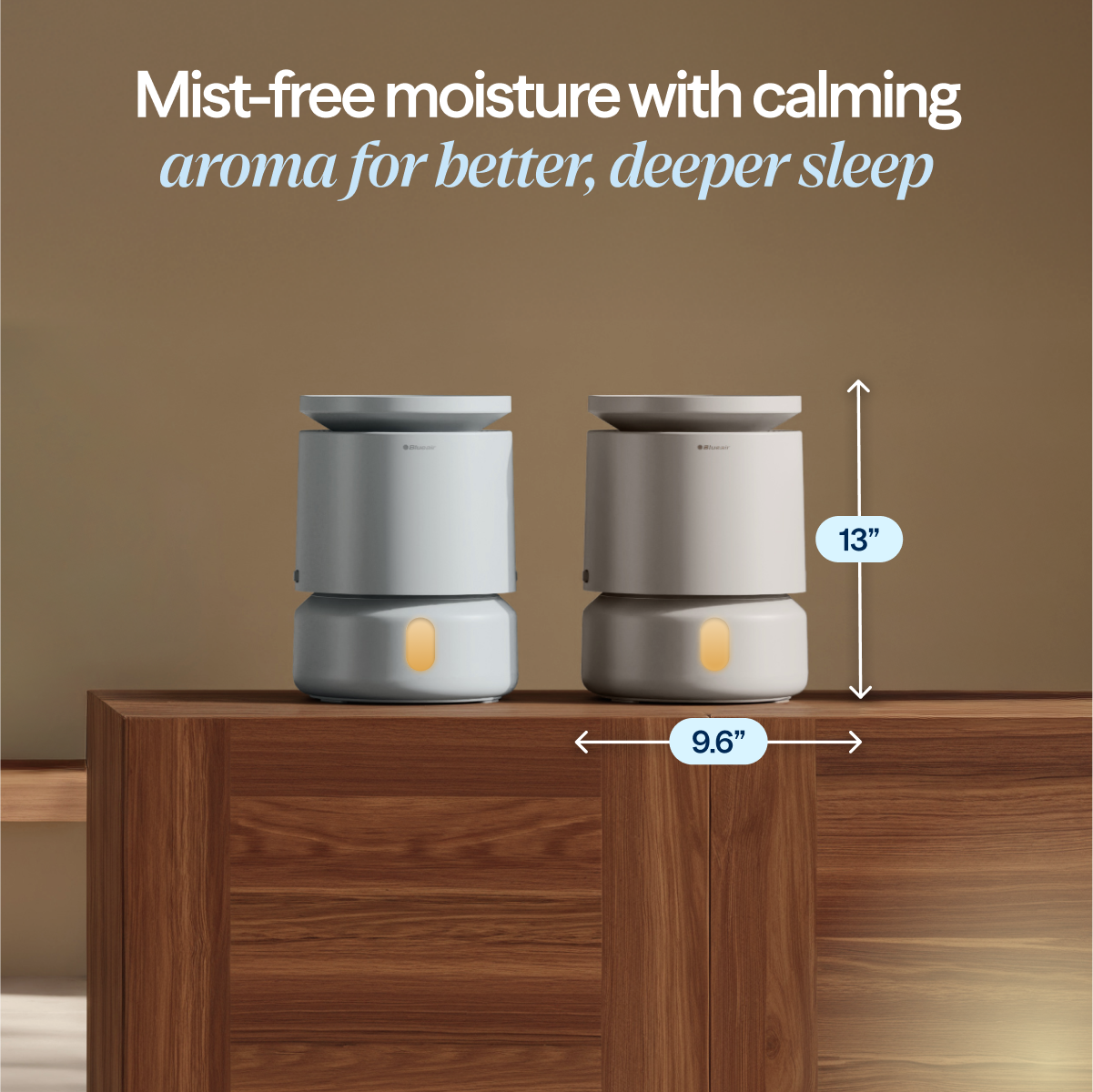 DreamWell™ Humidifier 1 Gallon Stone Grey