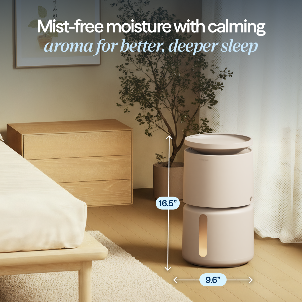 DreamWell™ Humidifier 2 Gallon Coastal Beige
