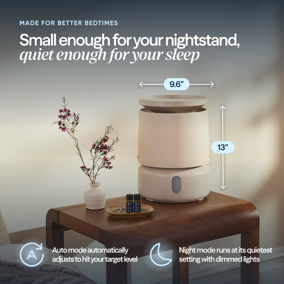 DreamWell™ Humidifier 1 Gallon Stone Grey 2.0