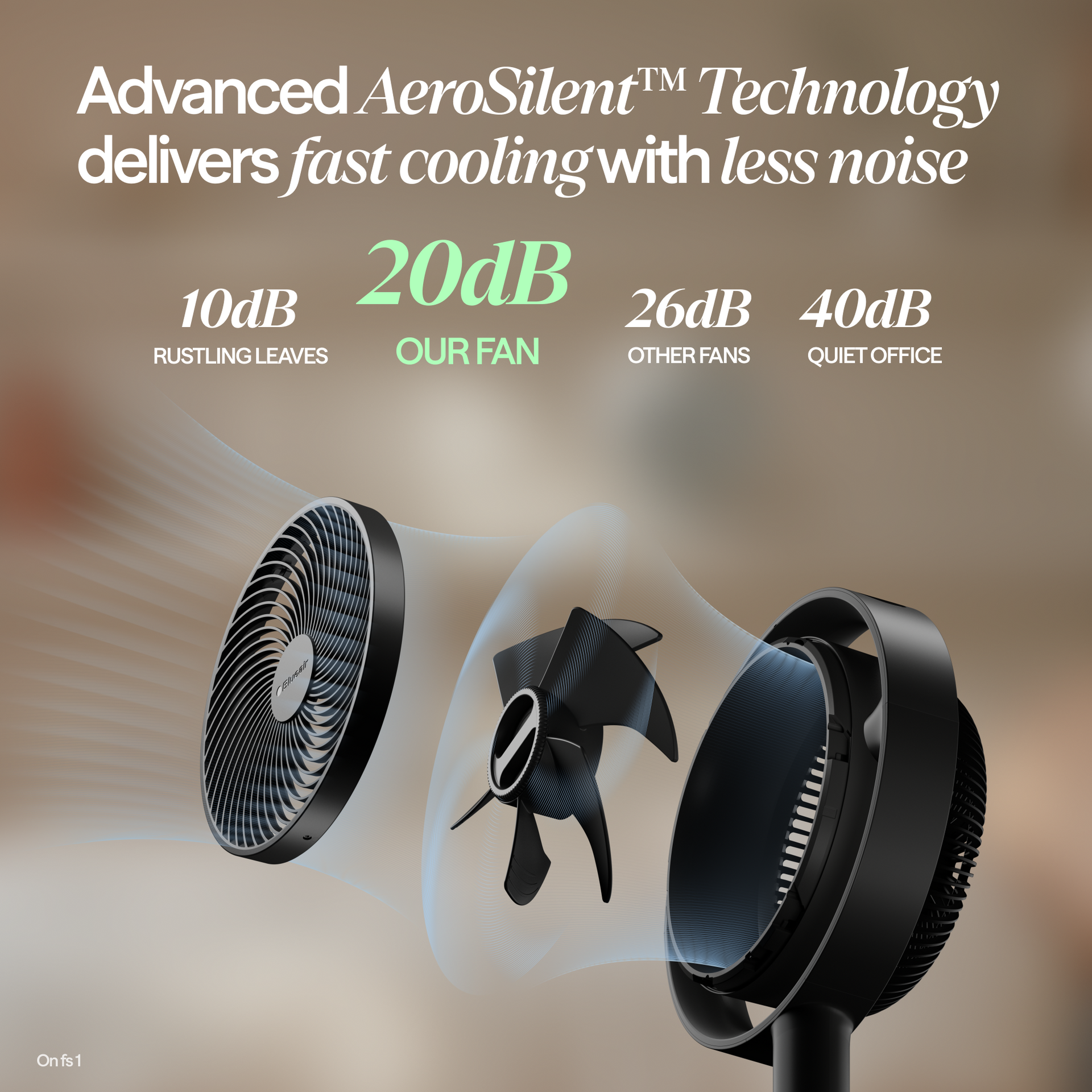 Pedestal Air Circulator Fan - Night Charcoal