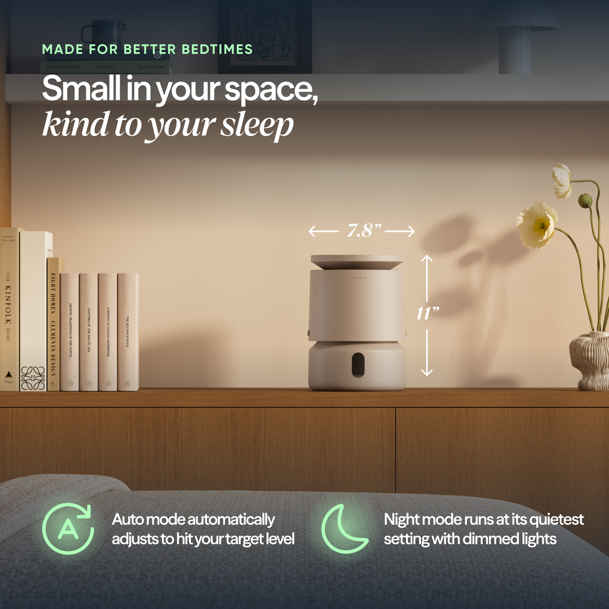 DreamWell™ Humidifier 1/2 Gallon - Stone Grey