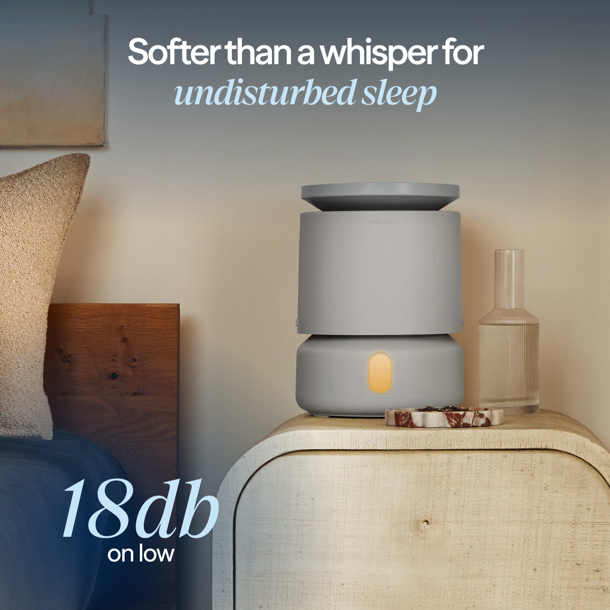 DreamWell™ Humidifier 1 Gallon Stone Grey Bundle