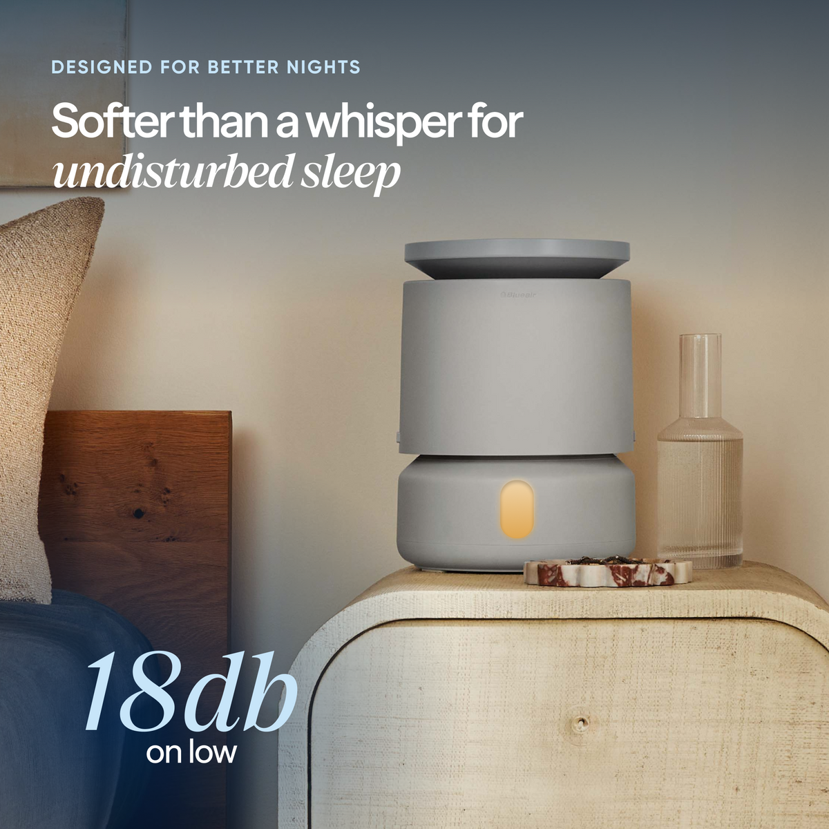 DreamWell™ Humidifier 1 Gallon Stone Grey 2.0
