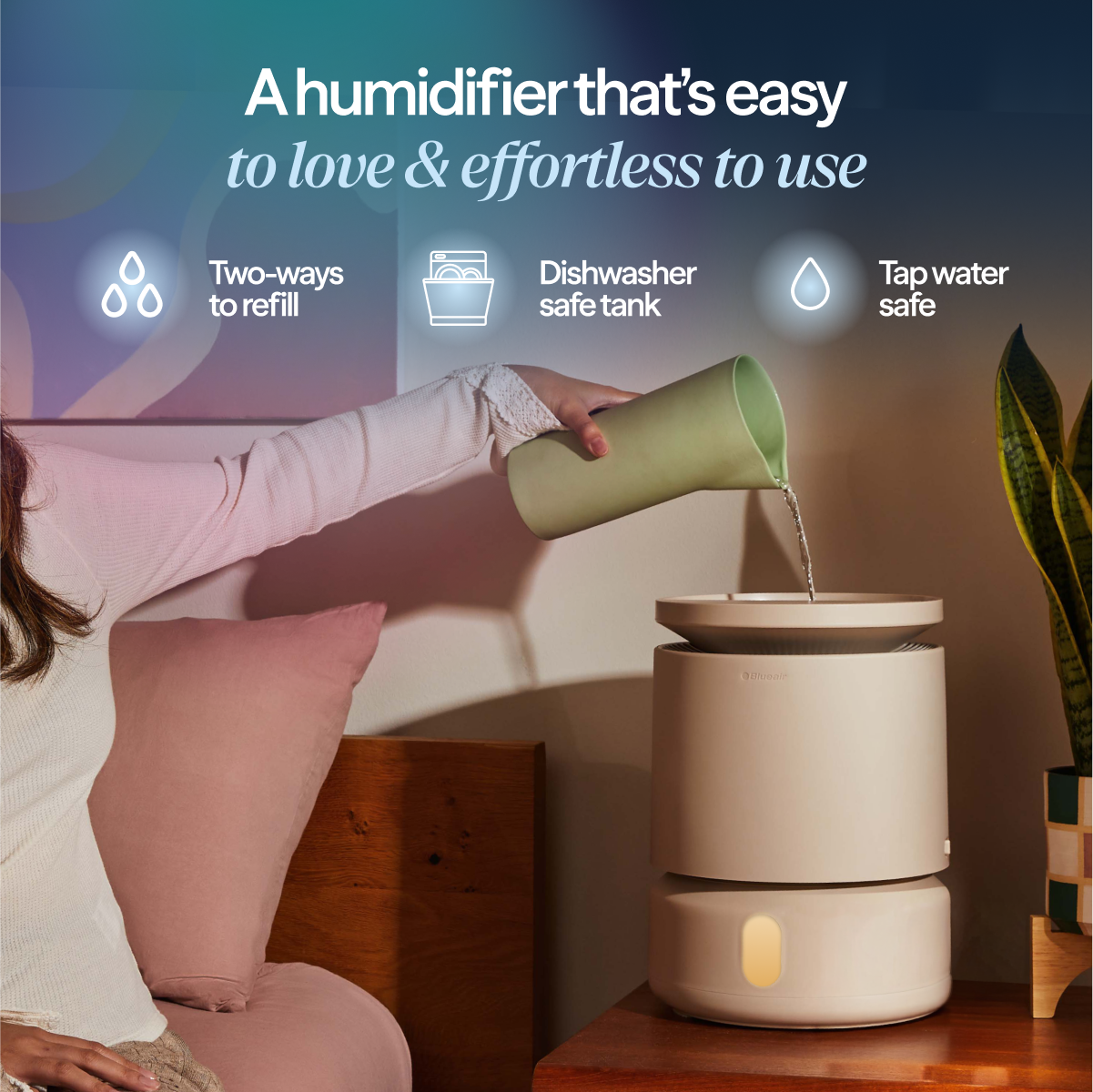 DreamWell™ Humidifier 1 Gallon Stone Grey Bundle