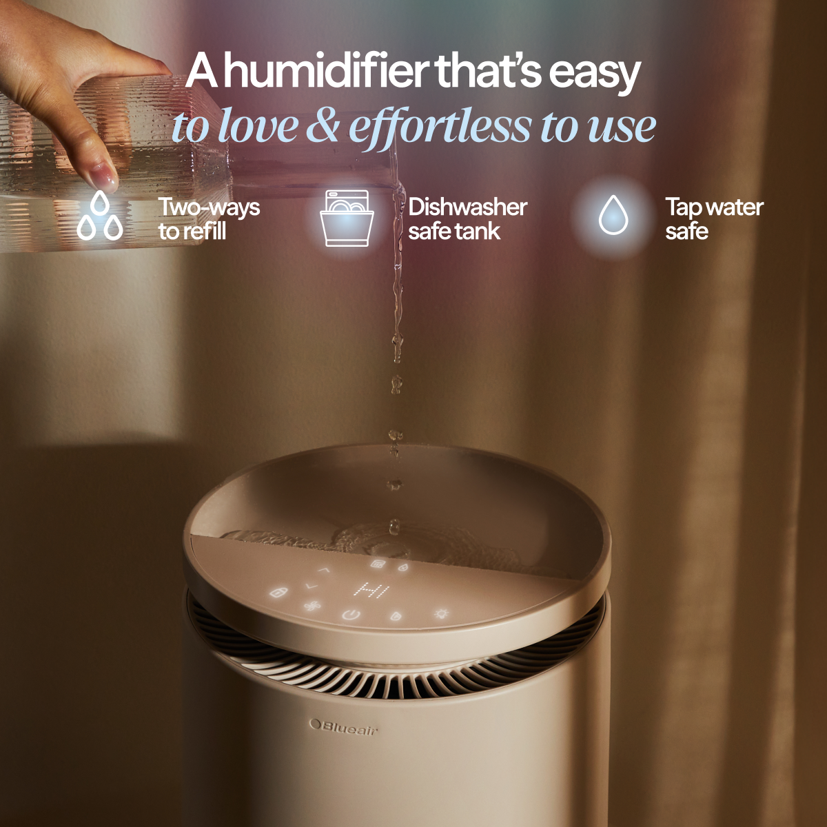 DreamWell™ Humidifier 2 Gallon Coastal Beige