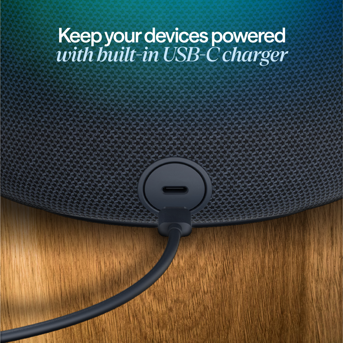 Mini Restful™ Sunrise Clock Air Purifier in Midnight