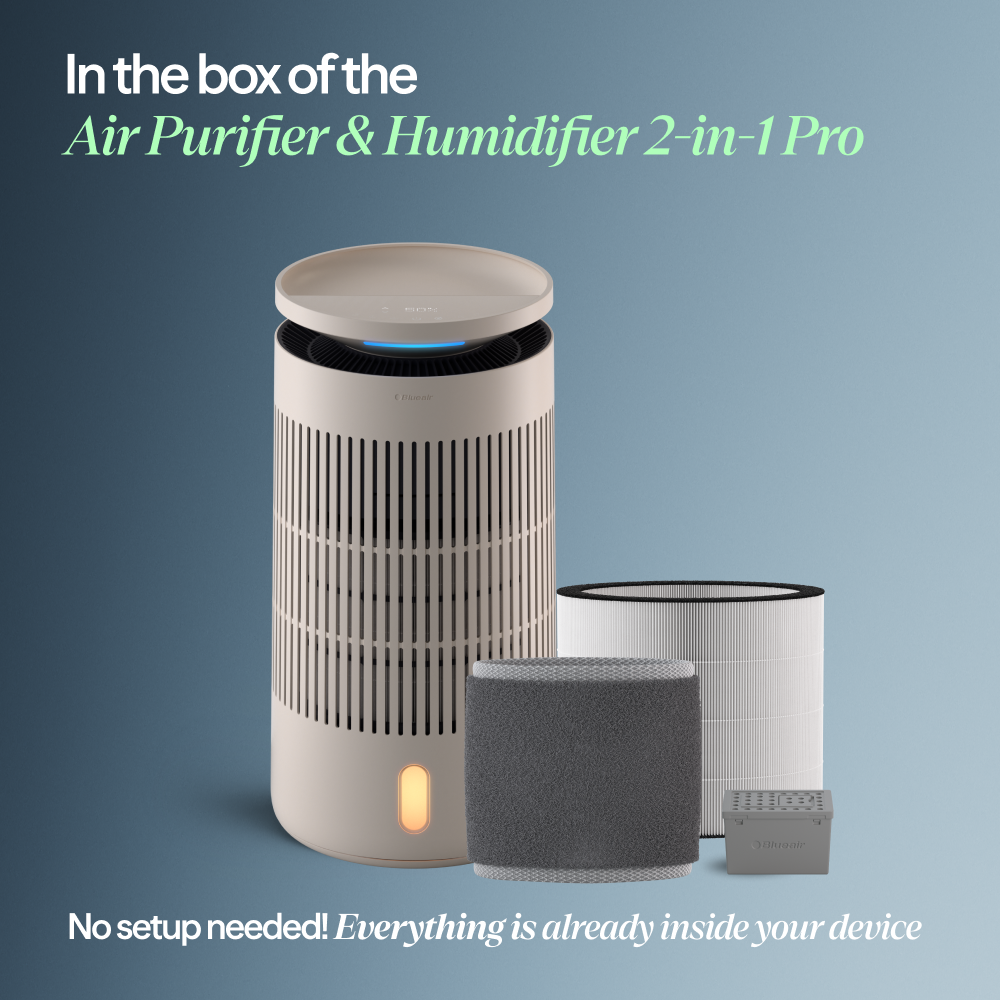 2-in-1 Air Purifier & Humidifier Combo | HEPA Filter + Ultrasonic 2-in-1 Air Purifier & Humidifier Combo | HEPA Filter + Ultrasonic