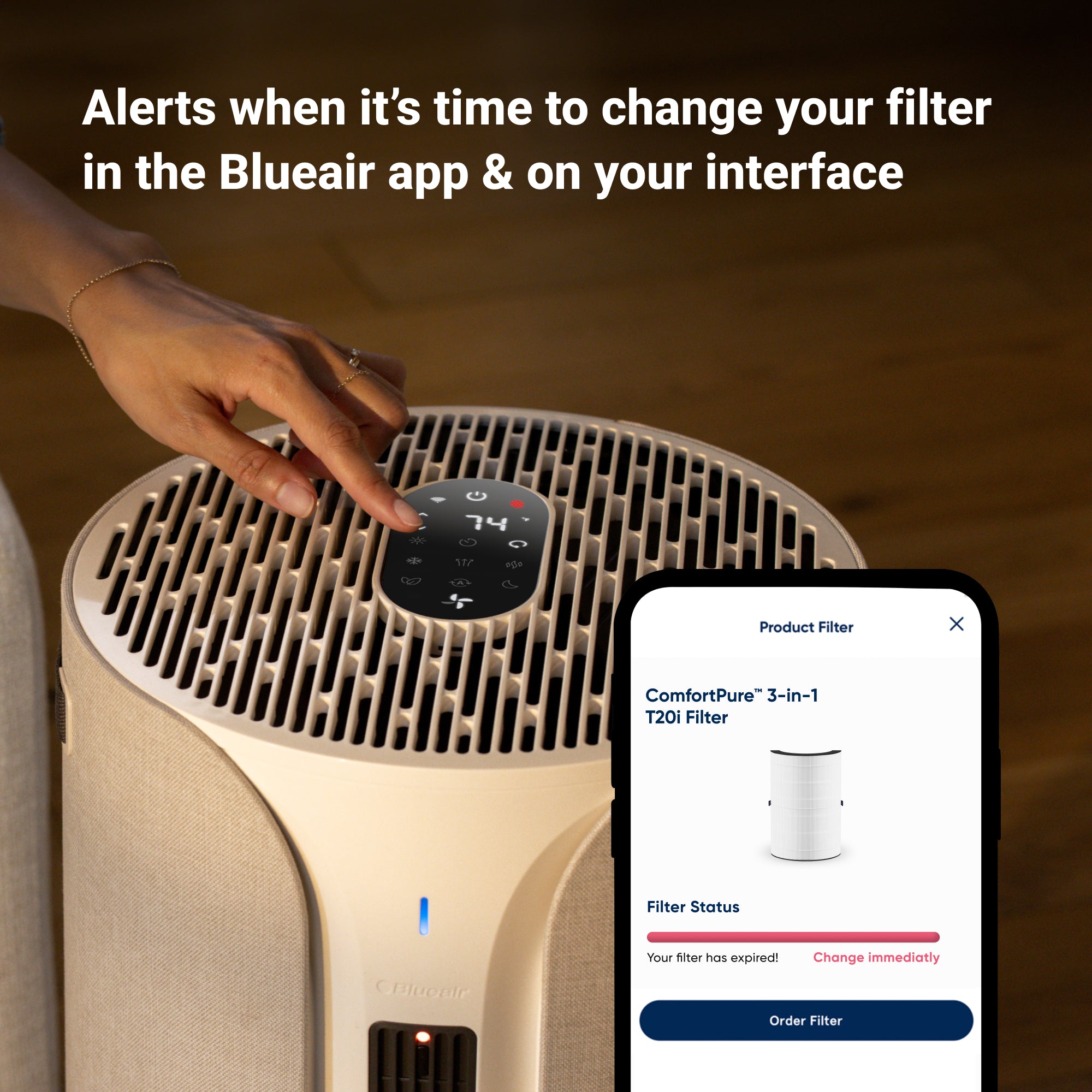T20i Medium PAC Replacement Filter | 3-in-1 Series | Blueair