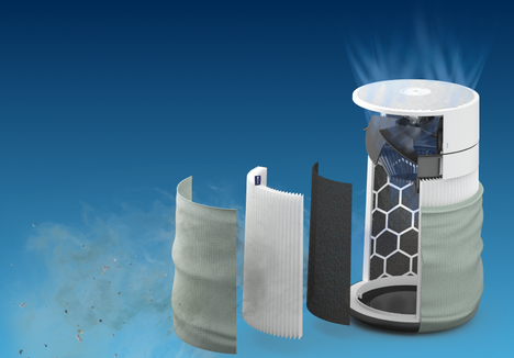 Blueair air purifier internal visual design