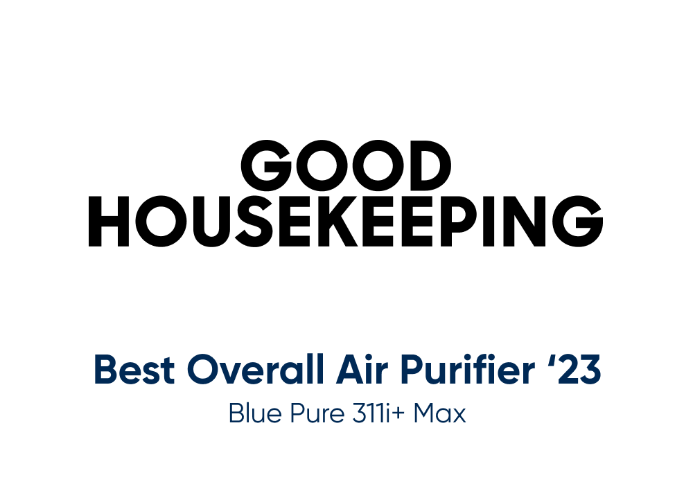 Blueair most awarded air purifiers logo